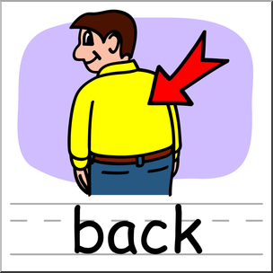 Clip Art Basic Words Bow B W Labeled Abcteach