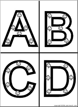 Alphabet Letter Patterns Page Abcteach