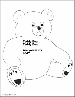 Shapebook: Teddy Bear (elementary)