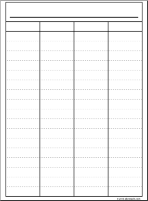 Printable Blank Column Chart Templates Templates Printable, 57% OFF