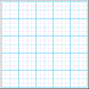 Clip Art: 3×3 Calculation Grid BB – Abcteach