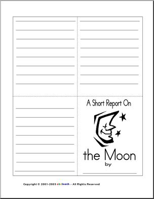 Report Form: Moon (b/w)