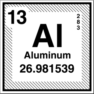 Clip Art: Elements: Aluminum B&W