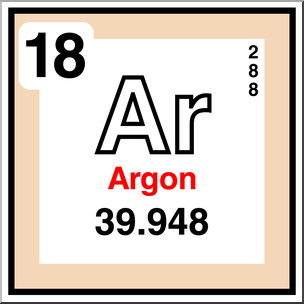 Clip Art: Elements: Argon Color
