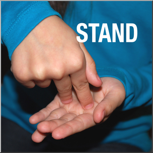Photo: ASL Vocabulary: Stand 01 HiRes