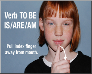 Photo: ASL Vocabulary: To Be/Is/Are/Am 01 HiRes