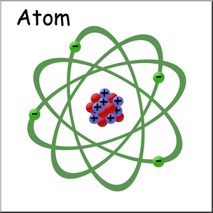 Clip Art: Atom Color