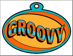 Clip Art: Groovy Award Color