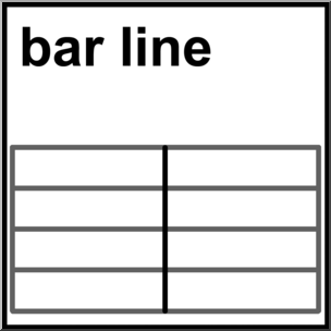 music notation thin thick bar lines movement