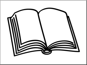 Clip Art: Bookends (coloring page) – Abcteach