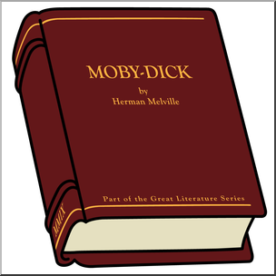 Clip Art: Book: Moby-Dick Color