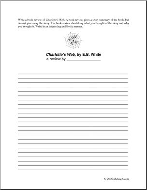 Review Charlotte’s Web (elem) Writing Prompt