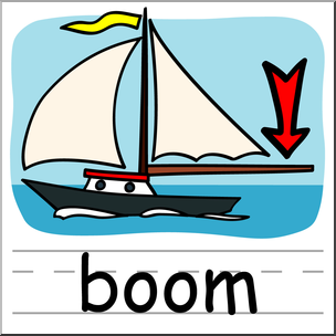 Clip Art: Basic Words: Bow 3 B&W Labeled – Abcteach