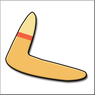 Clip Art: Boomerang Color