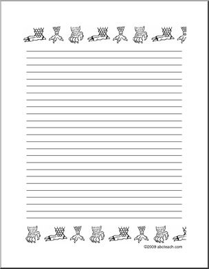 Where the Wild Things Are (elem) Border Paper