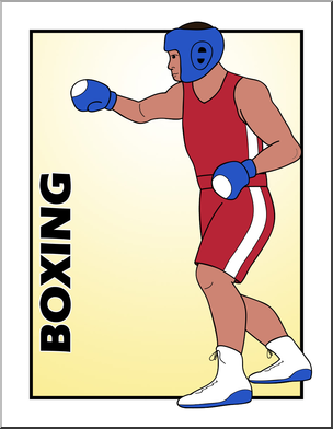 Clip Art: Boxing Color