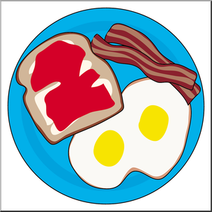 Clip Art: Breakfast Color