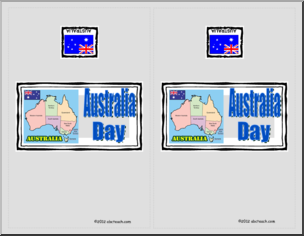 Candy Wrapper: Australia Day (color)