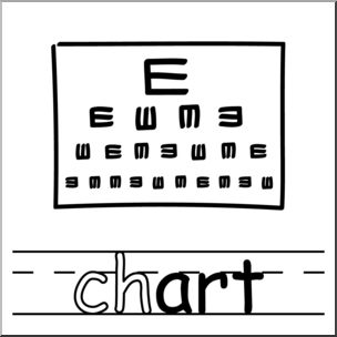 Clip Art: Basic Words: -art Phonics: Chart B&W – Abcteach