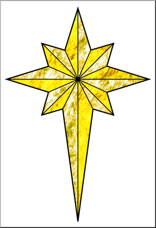 religious christmas star clipart