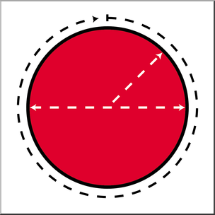 Clip Art: Shapes: Circle Geometry Color