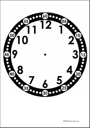 Clock Pattern Clip Art