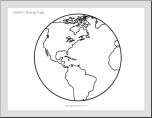 Coloring Page: Earth