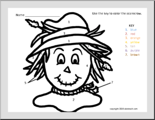 Coloring Book: Scarecrow (grades 1-2)