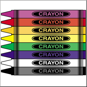 Clip Art: Crayons Color