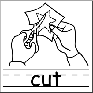 Clip Art: Basic Words: Comb Color Labeled – Abcteach