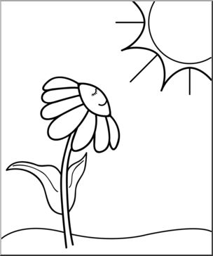 abcteach clipart flower