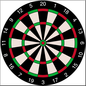 Clip Art: Darts Color – Abcteach