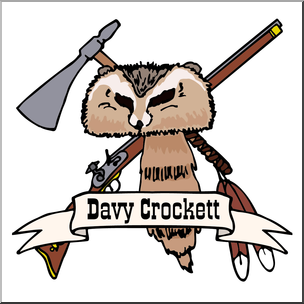 davy crockett clipart
