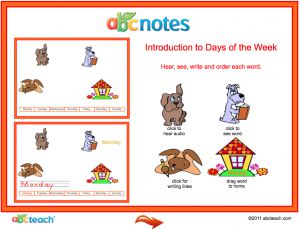 Interactive: Notebook: Days of the Week (Early Reader, ESL, Special Needs)