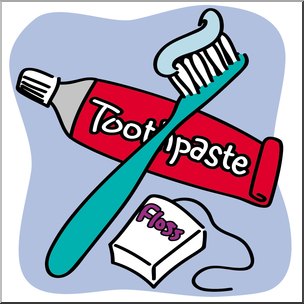 Clip Art: Dental Hygiene Color