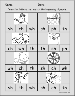 Match – Letter Q’ Beginning Sounds – Abcteach