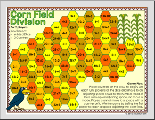 Corn Field Division Game Math Game