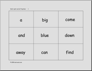 Dolch Words (set 1)’ Flashcards