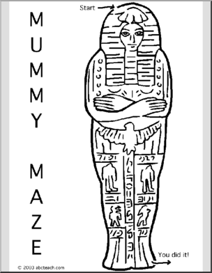 Maze: Mummy – Abcteach