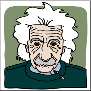 Clip Art: Science: Einstein Color