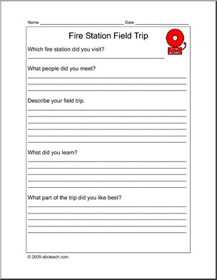 Report Form: Field Trip – Fire Station (elementary)