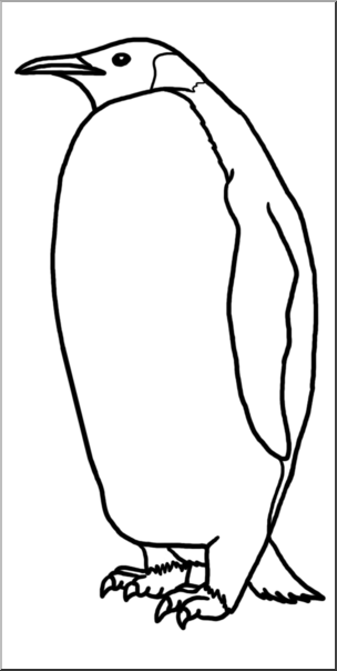 emperor penguin clip art