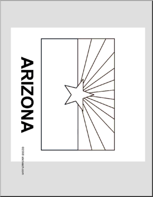 Flag: Arizona – Abcteach