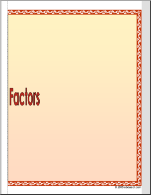 Math: Folder Game: Feather Factors – Multiplication
