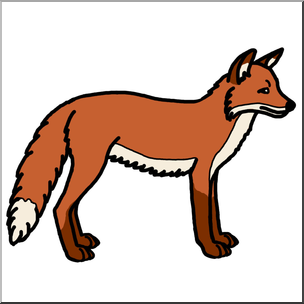 Clip Art: Fox Color 1 – Abcteach