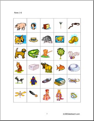 Card Game: Rhyming (primary) – Abcteach