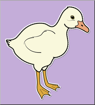 baby goose clipart