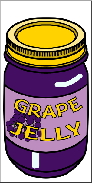 Clip Art: Grape Jelly Color