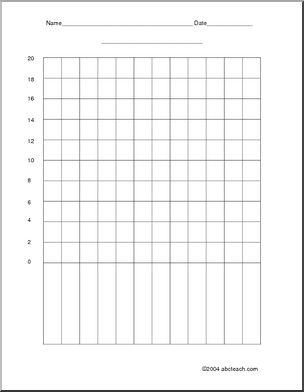 Blank Bar Graph (to 20 by 2s)