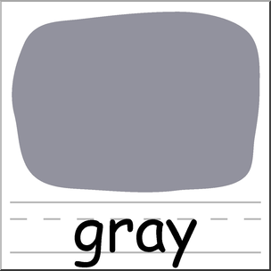 Clip Art: Colors: Gray